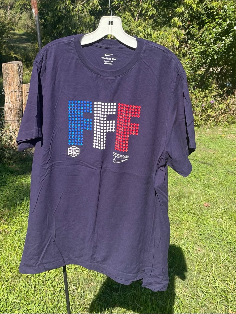 Nike France Euro 2024 FFF Lights Soccer Shirt - Blue